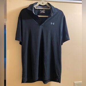 Under Armour Black & Gray Men’s Performance Polo Shirt